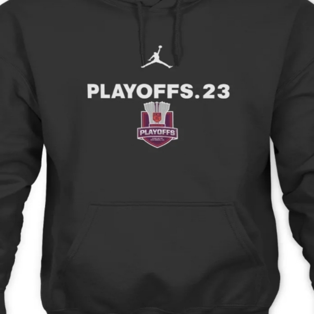 Jordan Play off 23 San Diego California large Unisex black pullover Hoodie - Picture 2 of 12